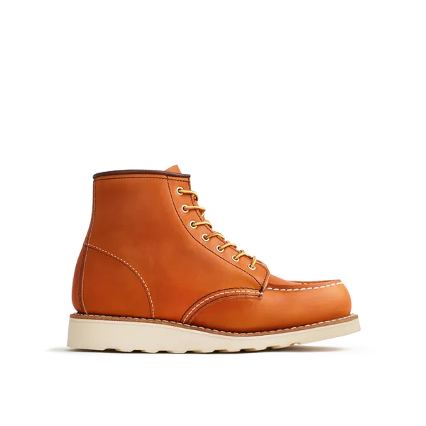 Women's 6-Inch Classic Moc Short Boot in Brown Leather 3375