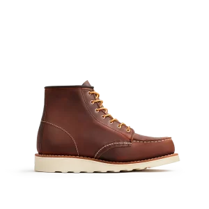 Women's 6-Inch Classic Moc Short Boot in Copper Leather 3428