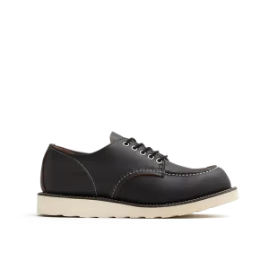 Men's Shop Moc Oxford in Black Prairie Leather 8090