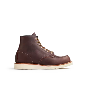 Men's Classic Moc 6-Inch Boot in Dark Brown Leather 8138