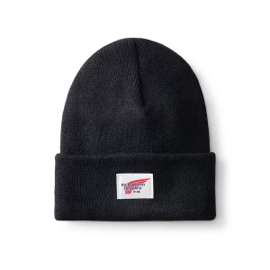 Unisex Kids Cuffed Beanie Hat in Black 98050