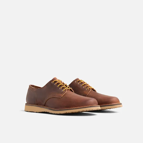 Men's Weekender Oxford in Copper Rough & Tough Leather 3604 - Image 3
