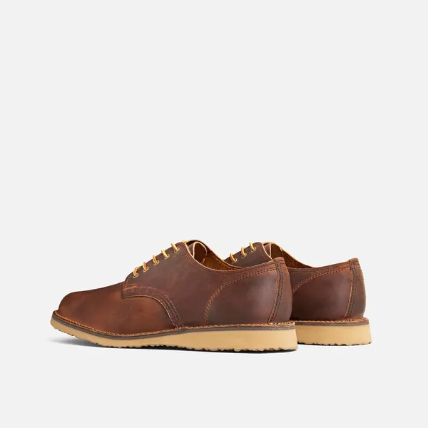 Men's Weekender Oxford in Copper Rough & Tough Leather 3604 - Image 4