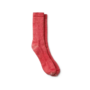 Unisex Full Crew Socks in Scarlet